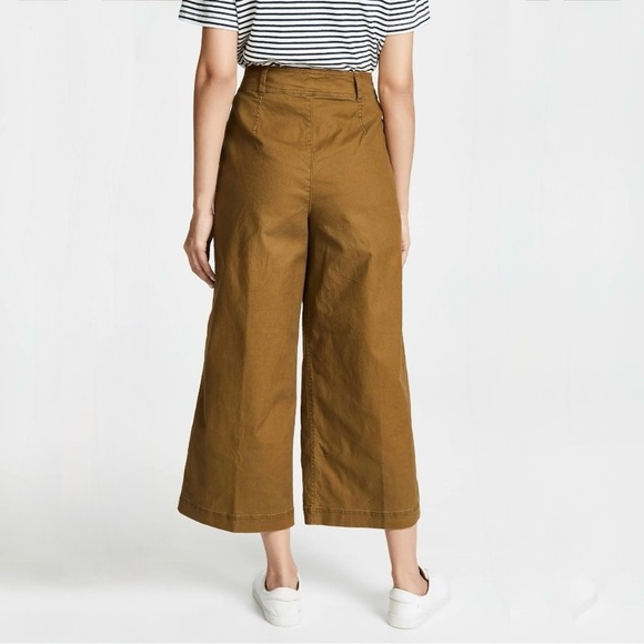MADEWELL • Pleated Wide Leg in Weathered Olive - Picture 3 of 15